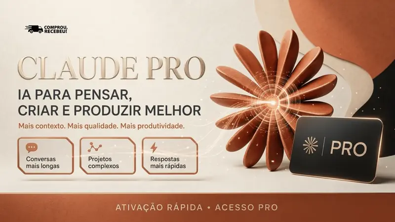 CLAUDE PRO - ACESSO PRIVADO | PLANO MENSAL 30 DIAS