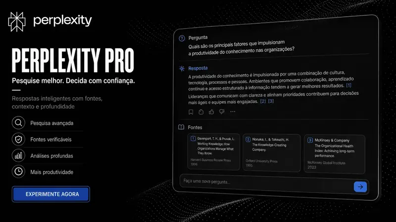PERPLEXITY PRO - ACESSO PRIVADO | PLANO MENSAL 30 DIAS