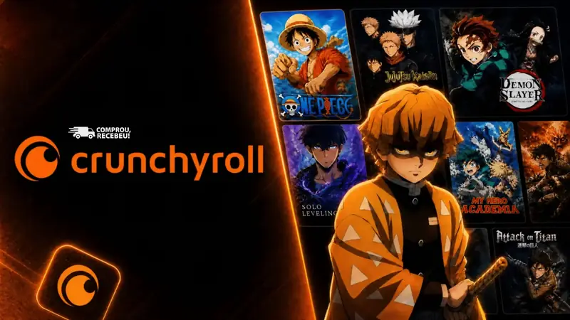 CRUNCHYROLL MEGA FAN - TELA PRIVADA