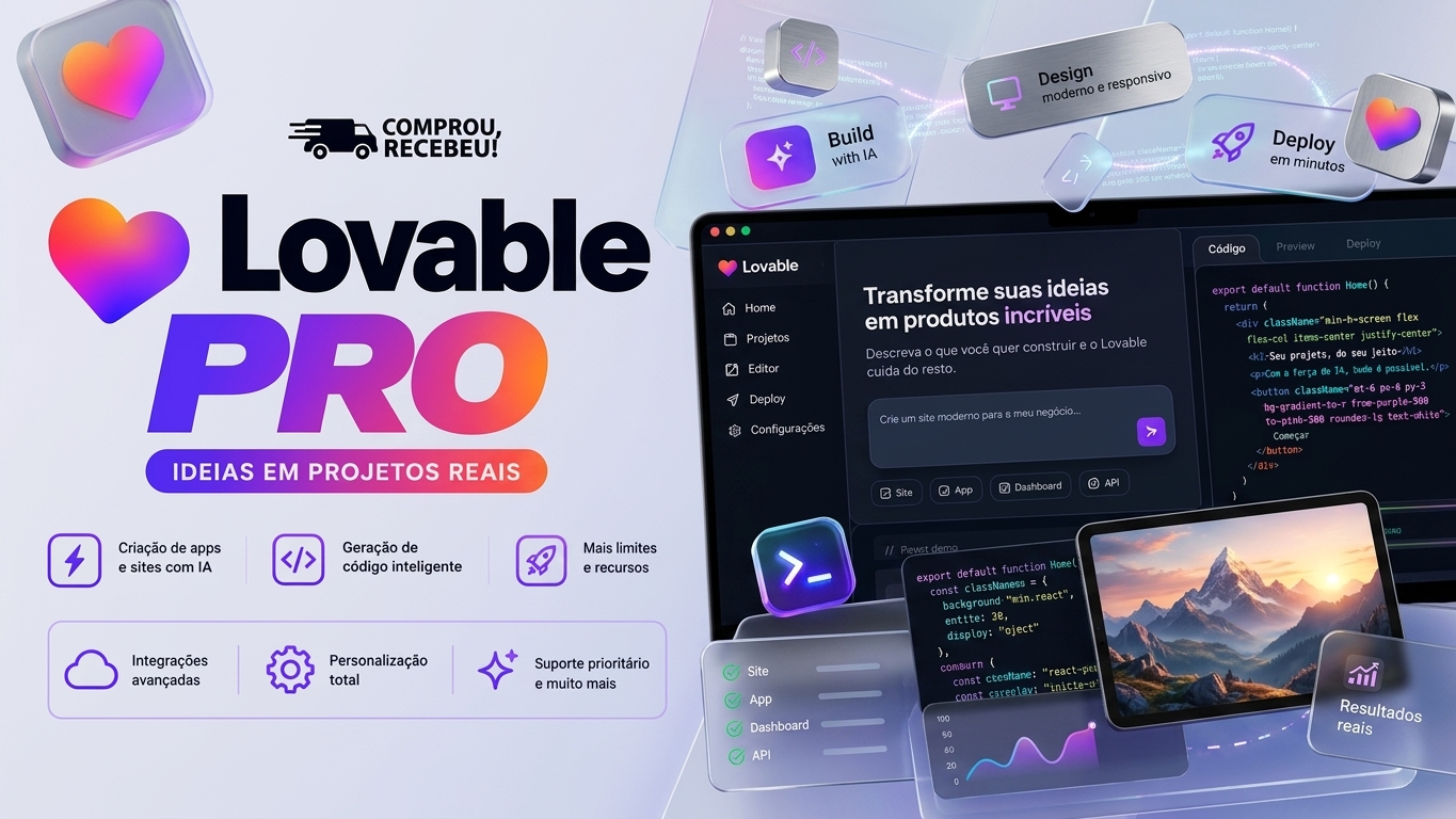 LOVABLE | RECARREGUE SEUS CRÉDITOS PAGANDO MENOS