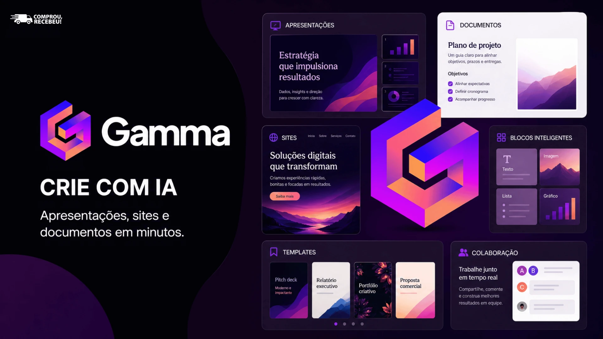 GAMMA APP PRO - ACESSO PRIVADO | 4.000 CRÉDITOS